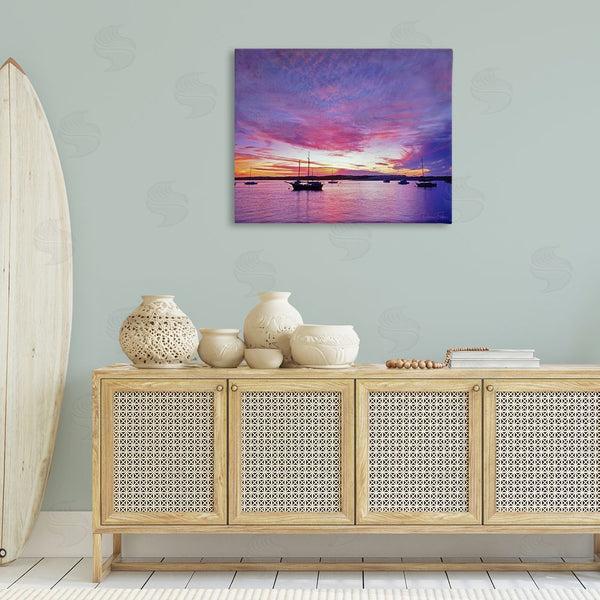 Stupell Industries Dennis Frates | Distant Boats At Sunset Wall Art