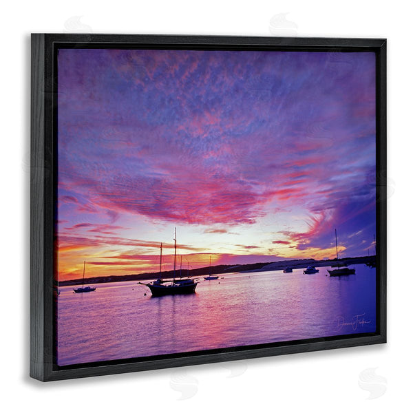 Stupell Industries Dennis Frates | Distant Boats At Sunset Wall Art