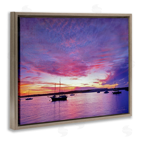 Stupell Industries Dennis Frates | Distant Boats At Sunset Wall Art