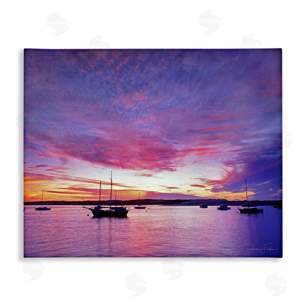 stupell industries Dennis Frates | Distant Boats at Sunset Wall Art