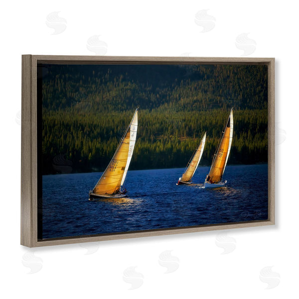 Stupell Industries Dennis Frates | Floating Sailboat Trio
