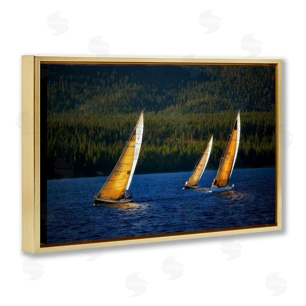 Stupell Industries Dennis Frates | Floating Sailboat Trio