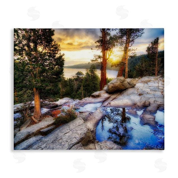 stupell industries Dennis Frates | Forest Cliff Landscape Wall Art