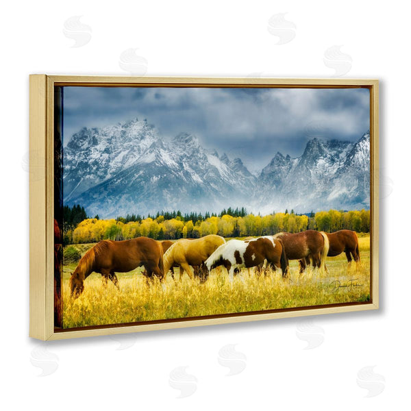 Stupell Industries Dennis Frates | Horses In Wilderness