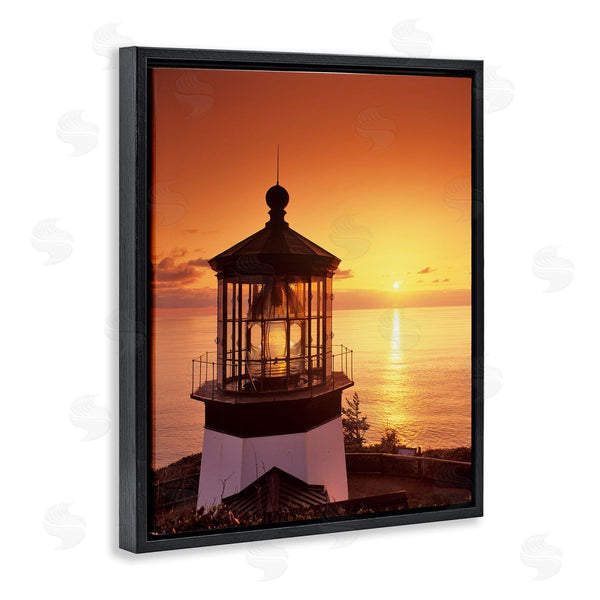 Stupell Industries Dennis Frates | Lighthouse Beacon At Sunset Wall Art