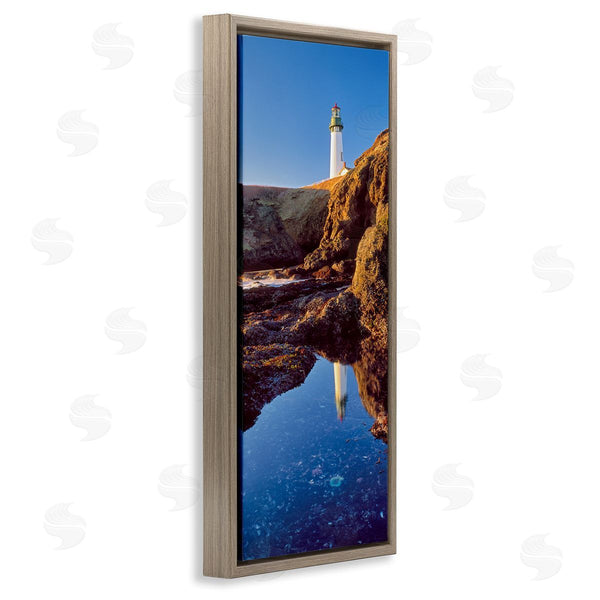 Stupell Industries Dennis Frates | Lighthouse Water Reflection Wall Art