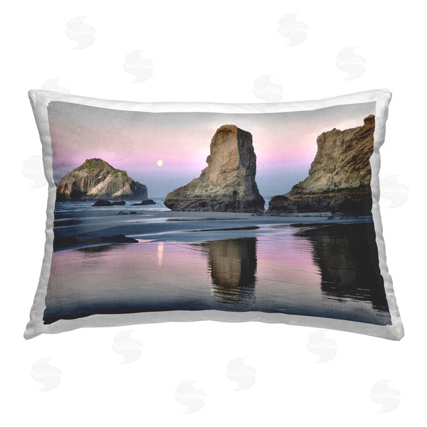 stupell industries Dennis Frates | Moonlit Beach Cliffs