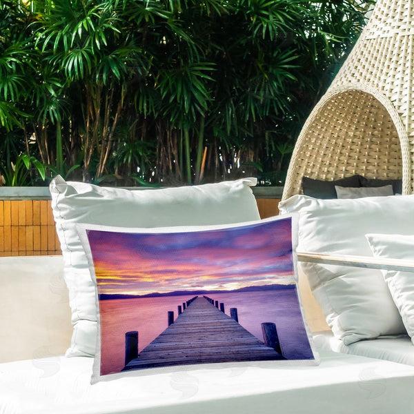 Stupell Industries Dennis Frates | Purple Sunset Dock