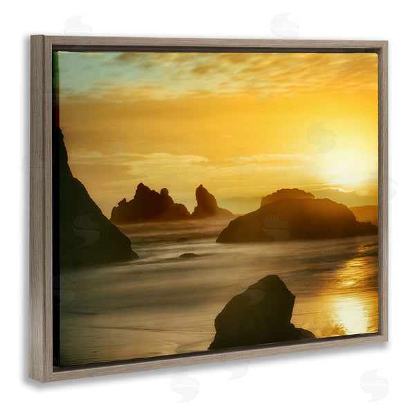 Stupell Industries Dennis Frates | Sea Stacks At Sunset Wall Art