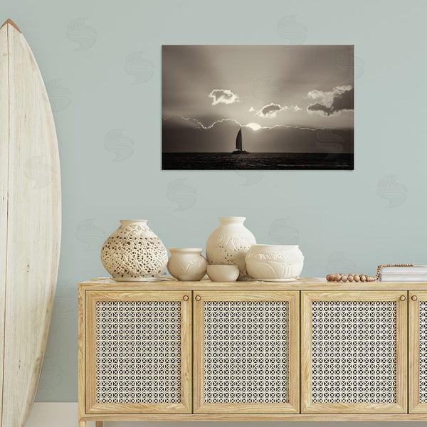 Stupell Industries Dennis Frates | Sun Peeking Over Boat Wall Art