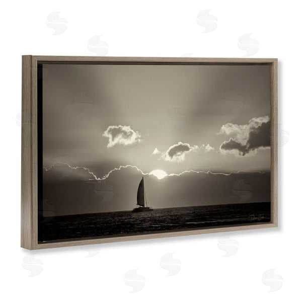 Stupell Industries Dennis Frates | Sun Peeking Over Boat Wall Art
