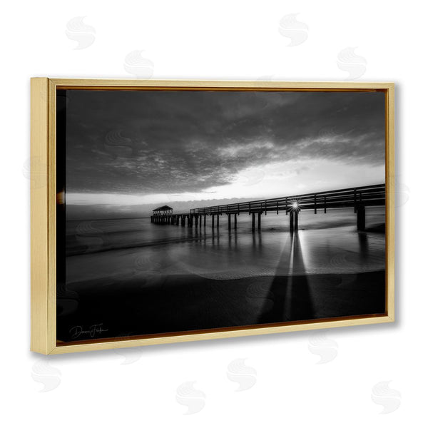 Stupell Industries Dennis Frates | Sun Shining Through Dock