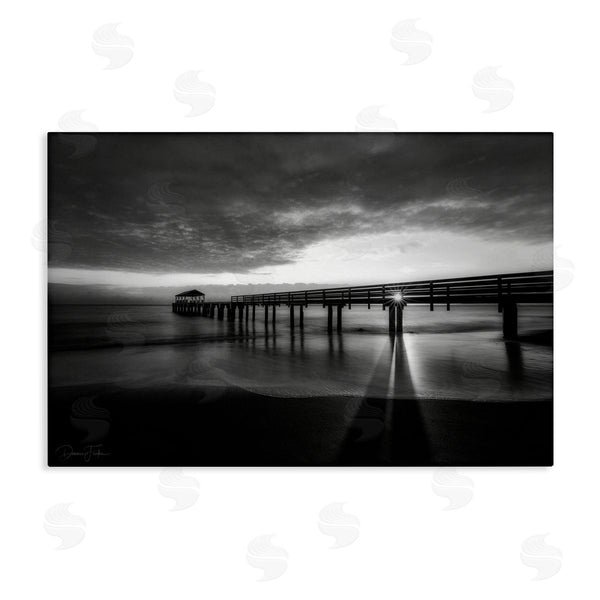stupell industries Dennis Frates | Sun Shining Through Dock