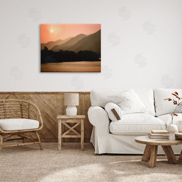 Stupell Industries Dennis Frates | Sunset Over Mountain Peaks Wall Art