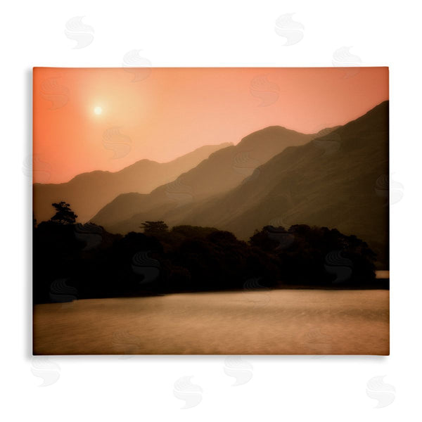 stupell industries Dennis Frates | Sunset over Mountain Peaks Wall Art