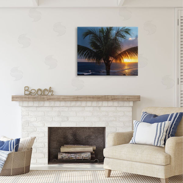 Stupell Industries Dennis Frates | Tropical Palm Sunset Wall Art
