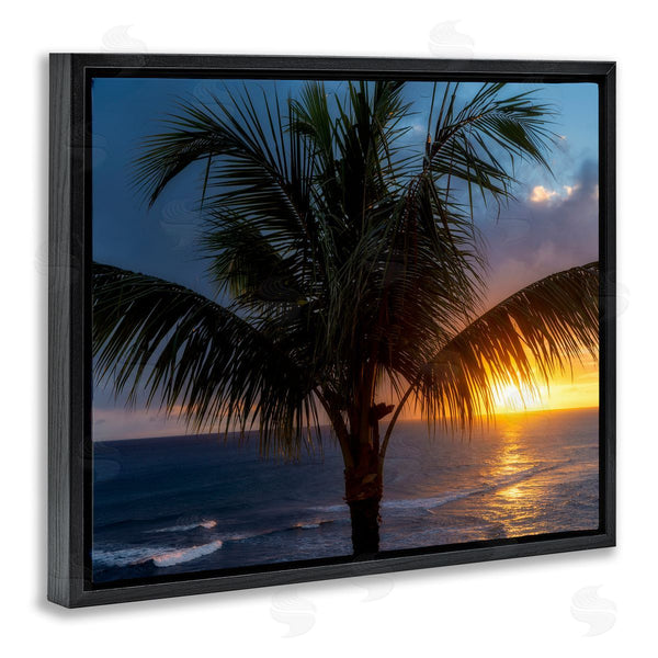 Stupell Industries Dennis Frates | Tropical Palm Sunset Wall Art