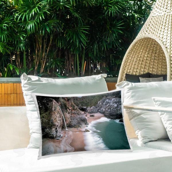 Stupell Industries Dennis Frates | Tropical Waterfall Cliffs
