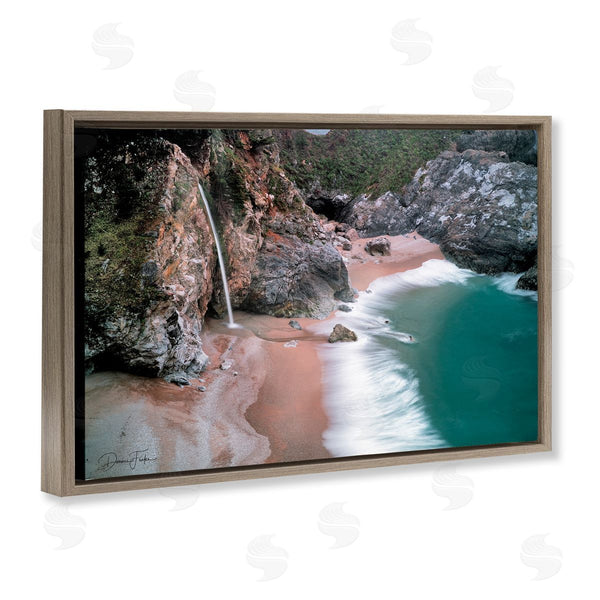 Stupell Industries Dennis Frates | Tropical Waterfall Cliffs Wall Art