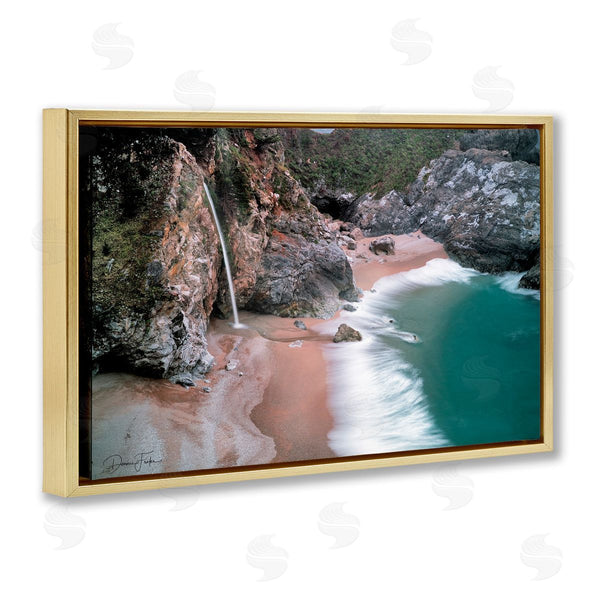 Stupell Industries Dennis Frates | Tropical Waterfall Cliffs Wall Art
