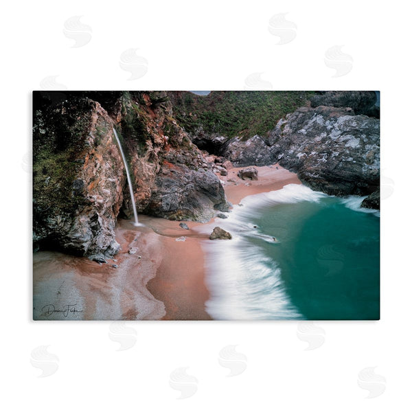 stupell industries Dennis Frates | Tropical Waterfall Cliffs Wall Art