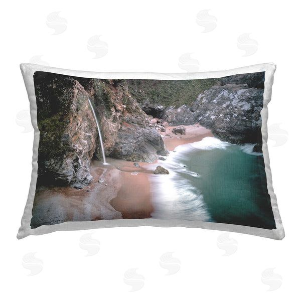stupell industries Dennis Frates | Tropical Waterfall Cliffs