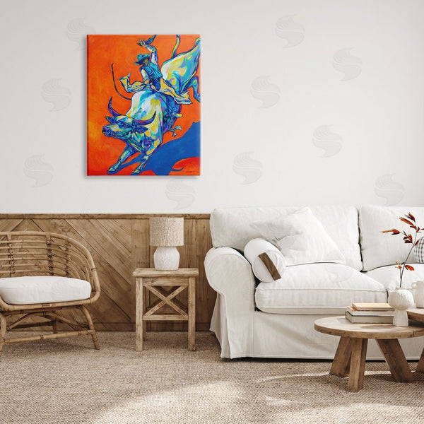 Stupell Industries Derrick Higgins | Modern Rodeo Painting Wall Art
