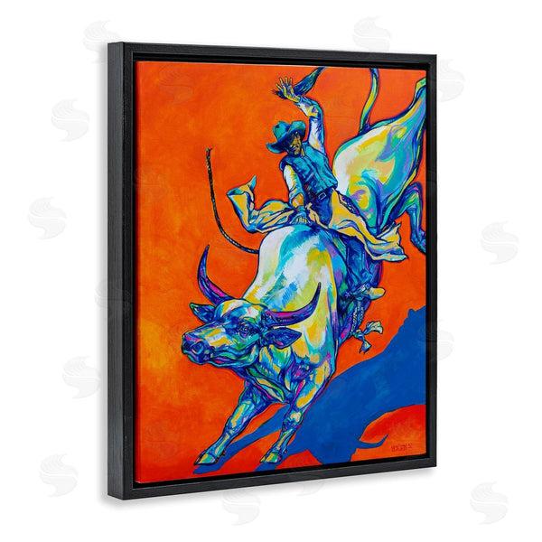 Stupell Industries Derrick Higgins | Modern Rodeo Painting Wall Art