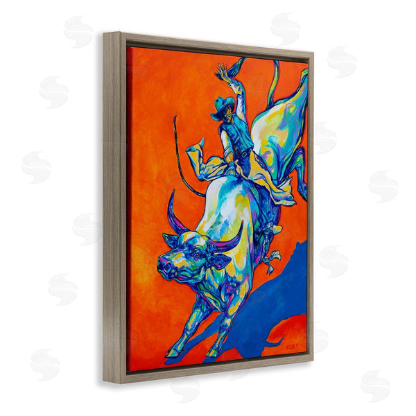 Stupell Industries Derrick Higgins | Modern Rodeo Painting Wall Art