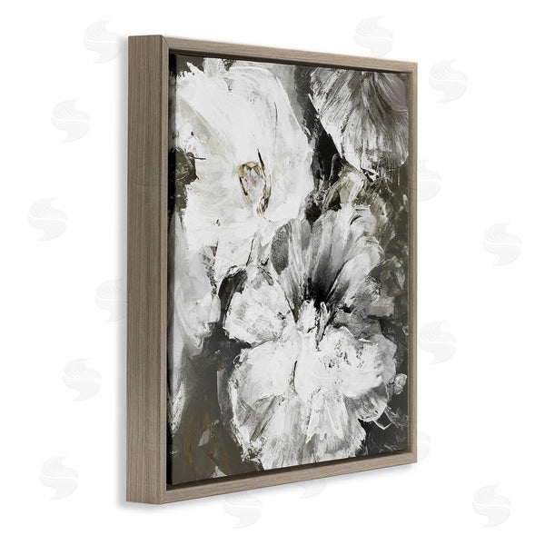 Stupell Industries Design Fabrikken | Abstract White & Grey Flowers Wall Art