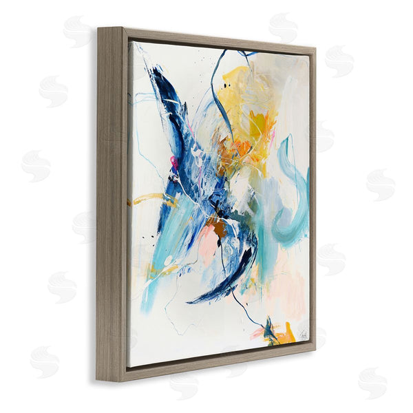 Stupell Industries Design Fabrikken | Confident Blue Abstraction Wall Art