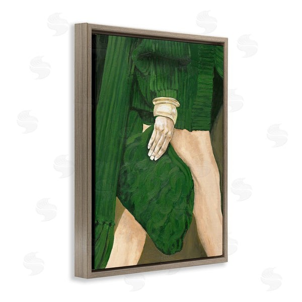 Stupell Industries Design Fabrikken | Fashion Girl In Green Wall Art