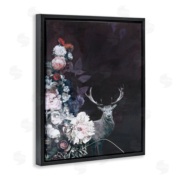 Stupell Industries Design Fabrikken | Floral Arrangement And Elk