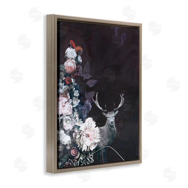 Stupell Industries Design Fabrikken | Floral Arrangement And Elk
