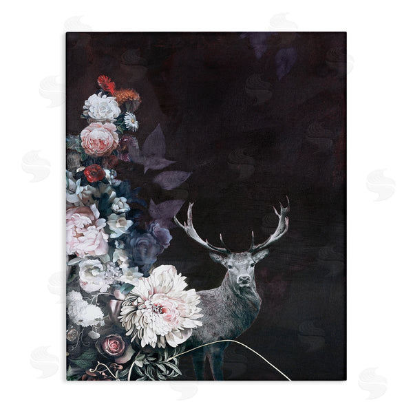 stupell industries Design Fabrikken | Floral Arrangement and Elk