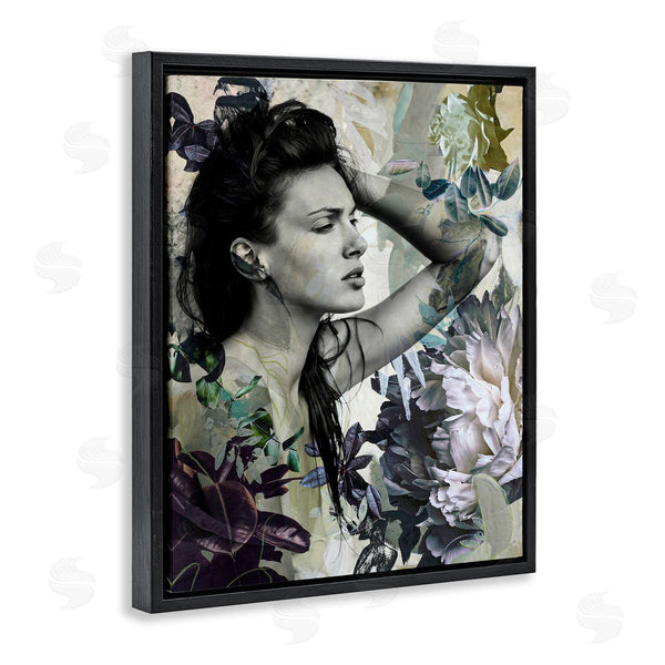 Stupell Industries Design Fabrikken | Floral Blossom Woman Collage Wall Art