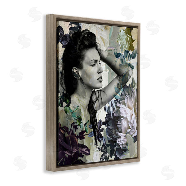 Stupell Industries Design Fabrikken | Floral Blossom Woman Collage Wall Art