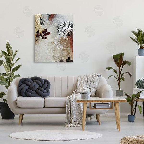 Stupell Industries Design Fabrikken | Flower Blossom Silhouette Outlines Wall Art