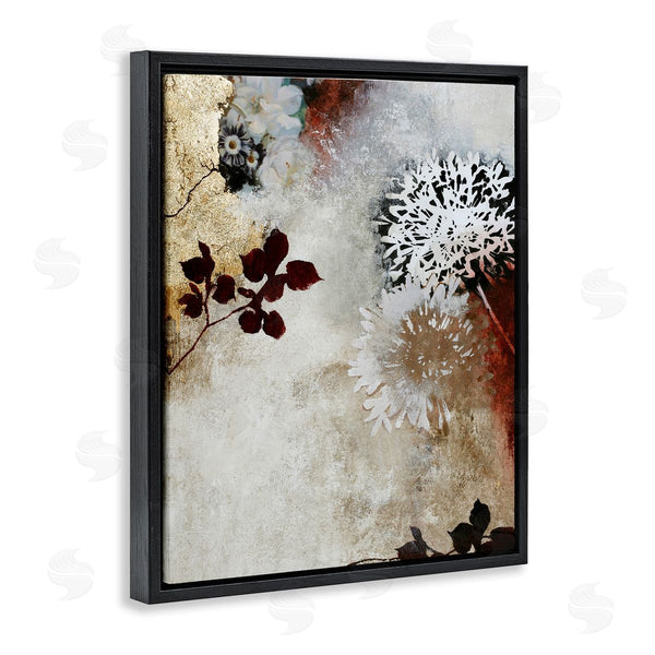 Stupell Industries Design Fabrikken | Flower Blossom Silhouette Outlines Wall Art