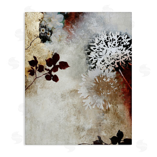 stupell industries Design Fabrikken | Flower Blossom Silhouette Outlines Wall Art