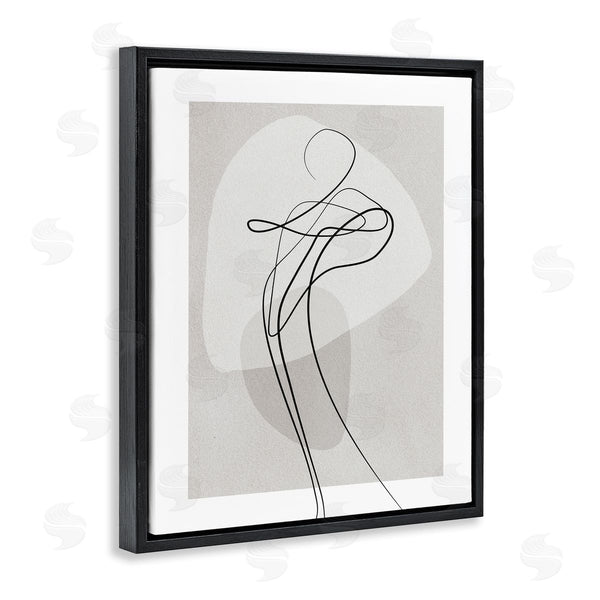 Stupell Industries Design Fabrikken | Fluid Human Form Abstract Bold Linework Wall Art