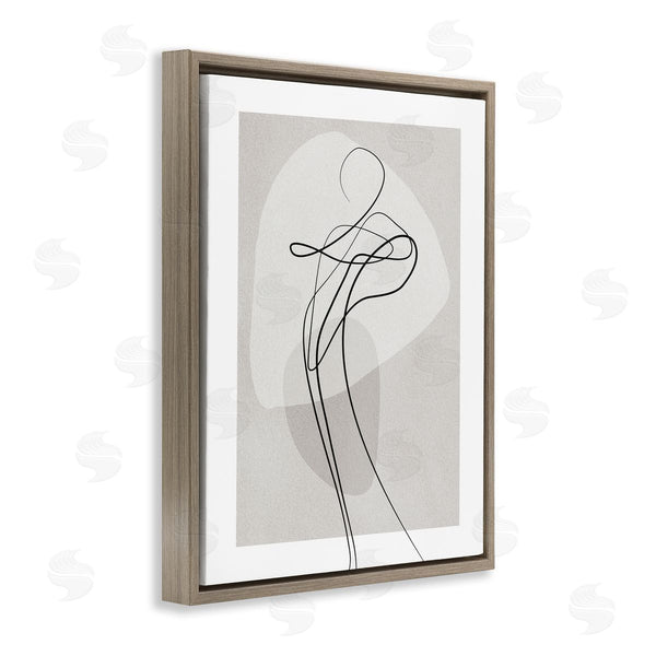 Stupell Industries Design Fabrikken | Fluid Human Form Abstract Bold Linework Wall Art