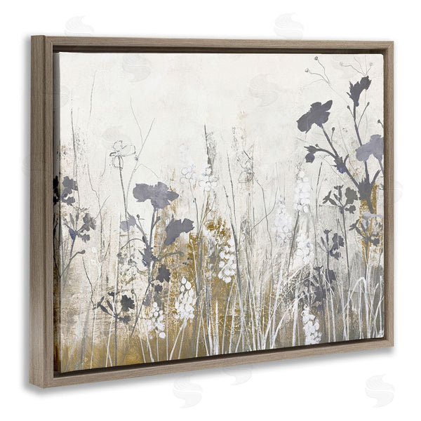 Stupell Industries Design Fabrikken | Grey Flower Silhouettes Wall Art
