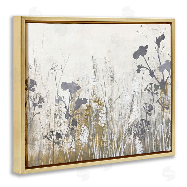 Stupell Industries Design Fabrikken | Grey Flower Silhouettes Wall Art