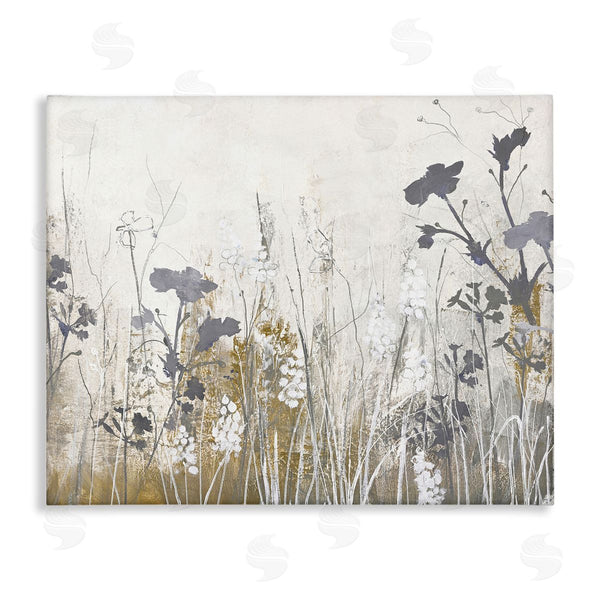stupell industries Design Fabrikken | Grey Flower Silhouettes Wall Art