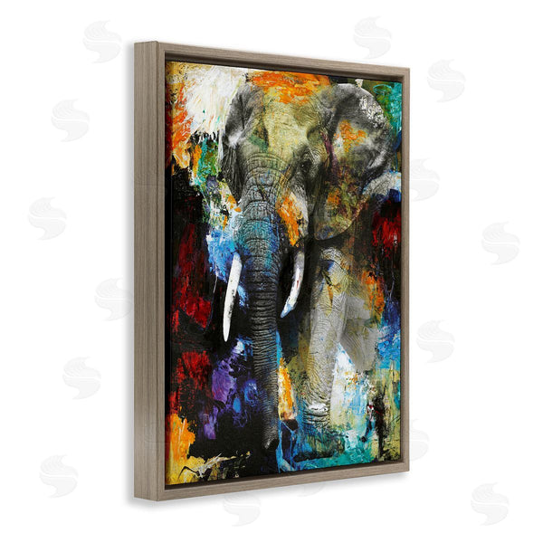 Stupell Industries Design Fabrikken | Layered Elephant Bold Wildlife Wall Art