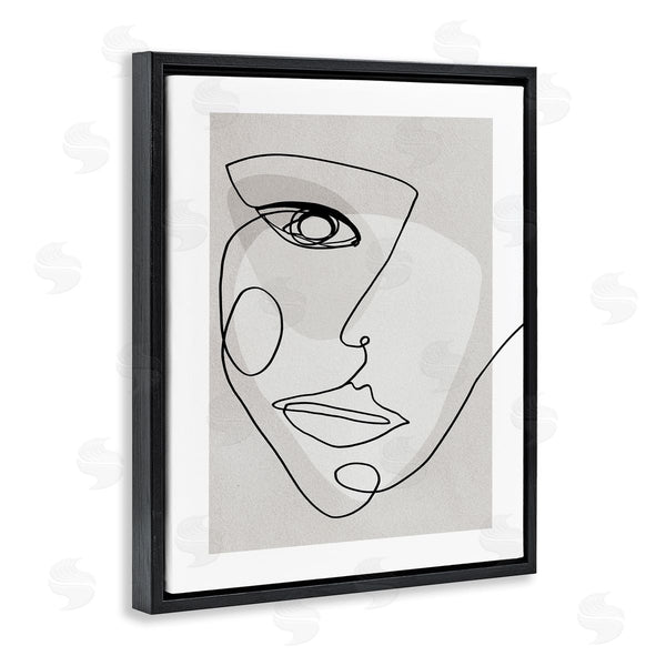 Stupell Industries Design Fabrikken | Modern Feminine Portrait Neutral Organic Lines Wall Art