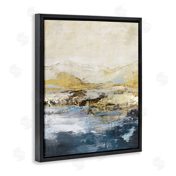 Stupell Industries Design Fabrikken | Mountain Lake Abstraction