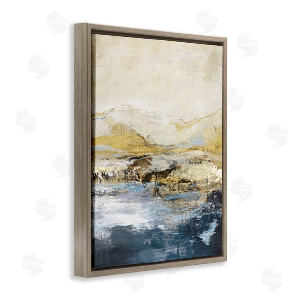 Stupell Industries Design Fabrikken | Mountain Lake Abstraction
