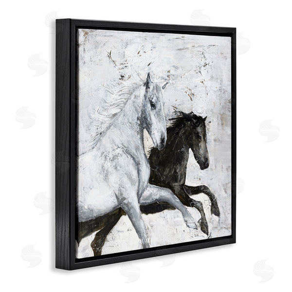 Stupell Industries Design Fabrikken | Wild Horses Racing Abstraction